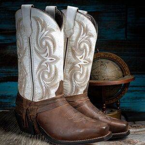 Laredo Brown and Cream Western Boots